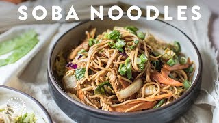 3 SOBA NOODLE Recipes 🍜Delish Noodle Series  HONEYSUCKLE [upl. by Ponton]