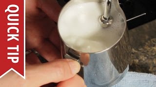 How to AutoFroth Milk for Lattes [upl. by Adlen]