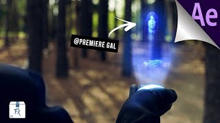 Create Star Wars Hologram  After Effects No Plugins [upl. by Gamber]