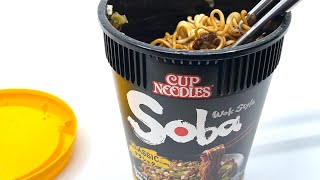 Nissin Cup Noodles Wok Style Soba Classic 90g [upl. by Aetnuahs350]