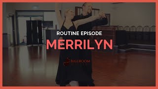 Merrilyn New Vogue Routine  Ballroom Mastery TV [upl. by Aicilegna319]