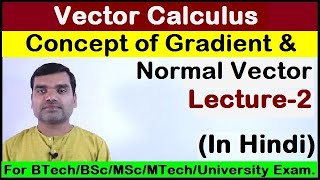 Vector Calculus  Concept of Gradient in Hindi [upl. by Rednav]