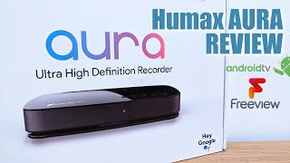 Humax Aura REVIEW Freeview Play amp 4K Android TV Set Top Box [upl. by Thais868]