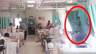 10 Aterradores Avistamientos de FANTASMAS en HOSPITALES [upl. by Aicilf348]