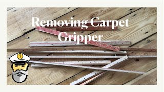 Removing Carpet Gripper [upl. by Adlecirg]