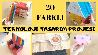 20 farklı TEKNOLOJİ TASARIM PROJESİ PROJE FİKİRLERİ teknoloji tasarım icatlar inovasyon örnekleri [upl. by Imoan]