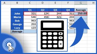 How to Calculate an Average in Excel [upl. by Ailatan]