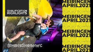 IFSC World Cup Meiringen 2021  Boulder qualifications highlights [upl. by Waynant]