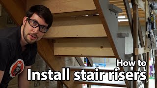 How to add risers to existing stairs [upl. by Ttocs]