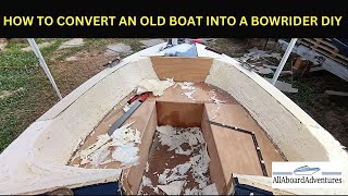 Boat conversion into Bowrider [upl. by Adaval]