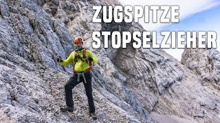 Zugspitze Wanderung über den StopselzieherKlettersteig auf Deutschlands höchsten Berg [upl. by Narcis]