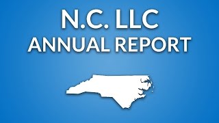 North Carolina LLC  Annual Report [upl. by Nwahsav120]