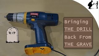 How to Make A Cordless Drill Run Off Of An AC Adapter [upl. by Reuven]