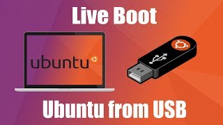 How to Live Boot Ubuntu from USB  💻 🐧 [upl. by Gun386]