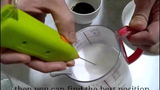 How To Make Latte Art with Mini Milk Frother [upl. by Ema]