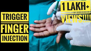 Trigger Finger Injection Technique [upl. by Prosper]