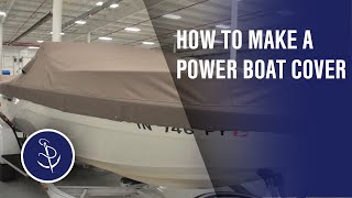 How to Make a Power Boat Cover [upl. by Salita]