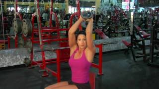 How to Do Triceps Dumbbell Extensions [upl. by Veradi]