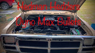 Mopar Hotrod Truck Hedman Hedders and Custom Exhaust Project Juan Carlos [upl. by Akyeluz496]