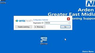 EMIS Web Logging In and Synchronising Smartcard [upl. by Mccowyn]
