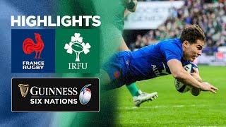 France v Ireland  Match Highlights  2022 Guinness Six Nations [upl. by Beal]