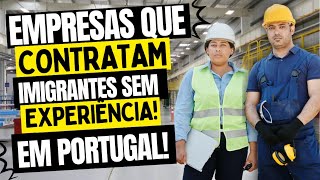 MELHOES TRABALHOS EM PORTUGAL EMPREGOS EM PORTUGAL [upl. by Ahsiuqram]