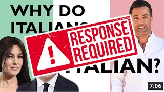 Why do Italians sound Italian  Improve Your Accent RESPONSE [upl. by Mccully]