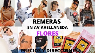 REMERAS BÁSICAS y ESTAMPADAS en AV AVELLANEDA FLORES Dónde comprar Precios y direcciones [upl. by Ikim]