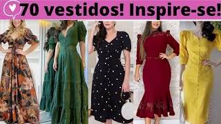 Vestidos tendência MODA EVANGÉLICA 2022 [upl. by Joacima]