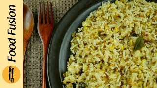 Hari Moong dal Khichdi Green Mong Dal Lentil Khichdi Recipe By Food Fusion [upl. by Grail69]