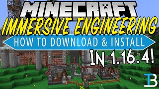 How To Download amp Install Immersive Engineering in Minecraft 1164 [upl. by Attenyt]