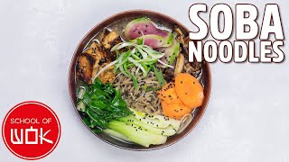 Delicious Soba Noodle Soup Recipe [upl. by Forelli]