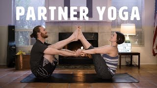 SUPER Fun Partner Yoga Poses  Yoga for Couples or Friends [upl. by Bornie]