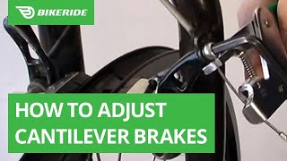 How to Adjust Cantilever Brakes [upl. by Malas]