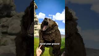 How To Escape A Grizzly Bear Attack 😨 [upl. by Anahtor]