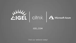 IGEL OS  Citrix  Azure [upl. by Lj288]