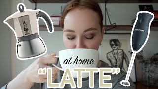 HOW TO MAKE A quotLATTEquot AT HOME moka pot  frother [upl. by Dira486]