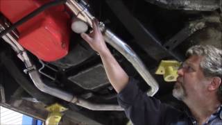 1957 Chevy Bel Air Custom Exhaust System lastchanceautorestore com [upl. by Lorena]