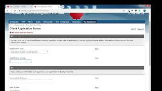 IRCC  How to check the Application Status on Canadaca [upl. by Wan411]