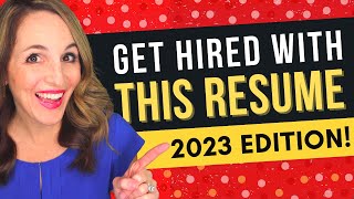 How to Write The BEST Resume in 2023  NEW Template and Examples INCLUDED [upl. by Azenav]