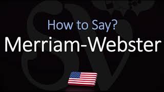 How to Pronounce Merriam Webster CORRECTLY [upl. by Blasius]