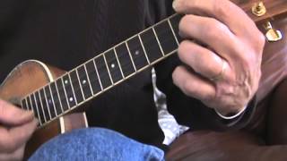 Easy ukulele blues in A Tutorial [upl. by Gies]