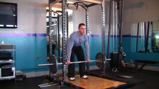 Rack Deadlift Tutorial [upl. by Haldis930]