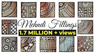 Mehndi for Beginners  Basic Mehndi Filling Patterns  Mehndi Tutorials  Letstute [upl. by Oirelav]