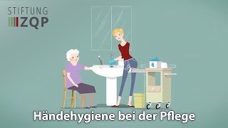 Händehygiene in der Pflege  ZQPErklärfilm [upl. by Dyann]