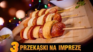 PRZEKĄSKI NA IMPREZĘ  3 przepisy które pokochasz  PARTY NIE NA ŻARTY odc8 [upl. by Erasme176]