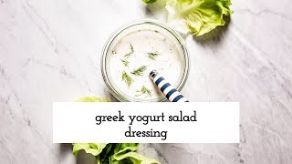 Greek Yogurt Salad Dressing [upl. by Skeie546]