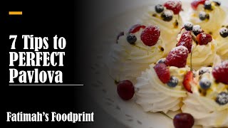 Perfect Pavlova Recipe  Easy Mini Pavlova  Fatimahs Foodprint [upl. by Deering]