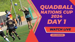 QUADBALL NATIONS CUP 2024 DAY 1 LIVE [upl. by Ayekim]