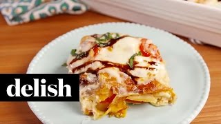 Caprese Chicken Lasagna  Delish [upl. by Osy145]